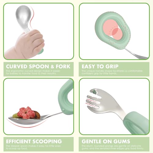 Baby Suction Bowl Set with Spoon & Fork