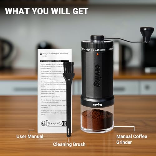 World's First 60g Large Capacity Manual Coffee Grinder