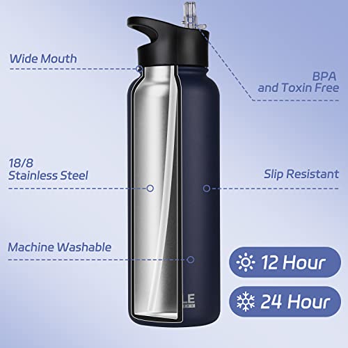 40oz Stainless Steel Water Bottle