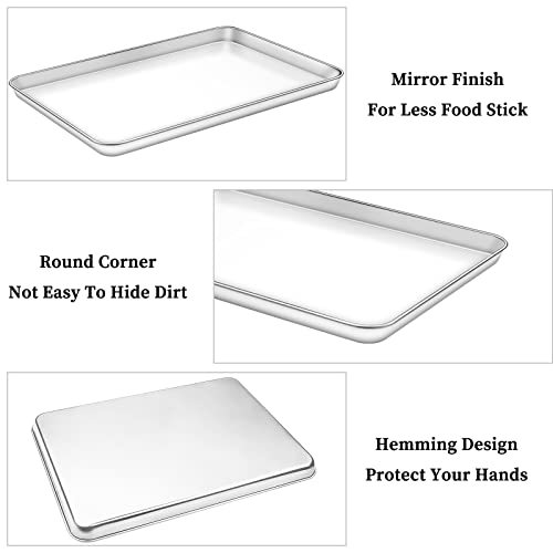 Baking Sheet with Rack Set [2 Sheets + 2 Racks]
