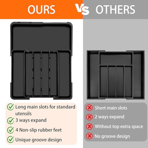 Expandable Silverware Drawer Organizer