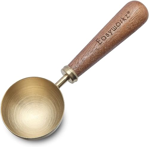 Retro Stainless Steel Coffee Spoon With Black Walnut Handle