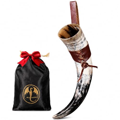 OLDEMPEROR Viking Drinking Horn