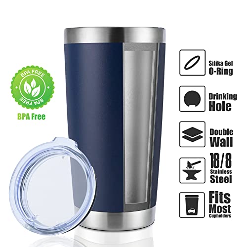 20oz Stainless Steel Tumbler Bulk with Lid (4 Count)