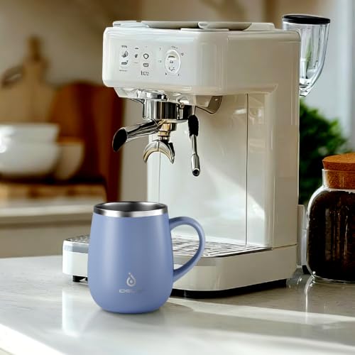 16 oz Insulated Coffee Mug with Lid and Handle