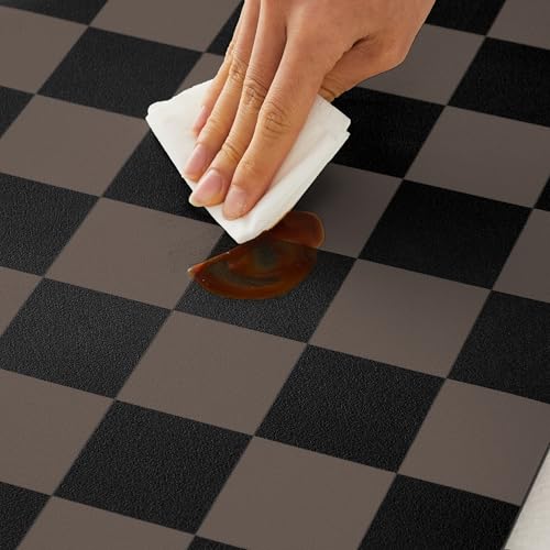 Checkered Dish Drying Mat for Kitchen Counter