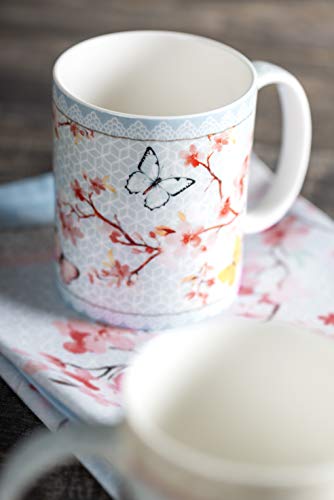 Coffee Mug with Handles Tea Cups (2 Count)