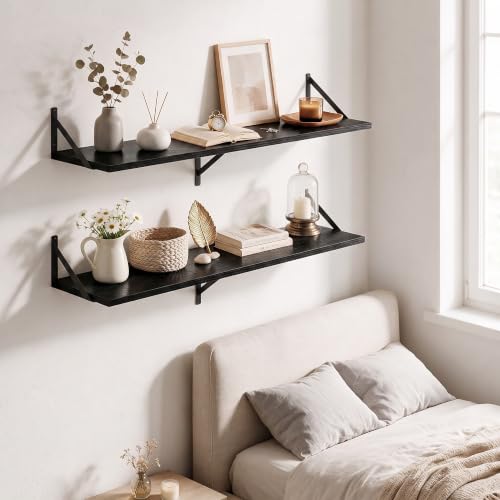 Wall Mounted Floating Shelves Set of 2 (2 Count)