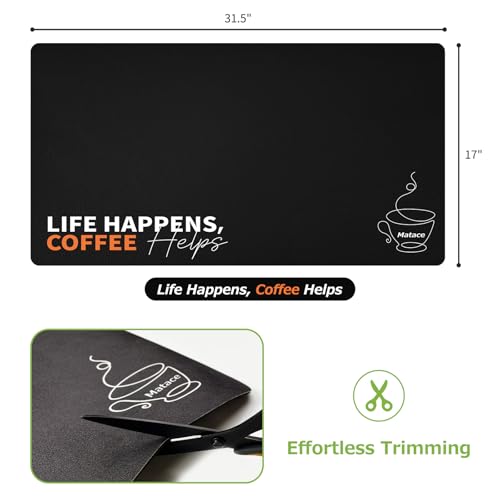 Extra Large Coffee Mat for Countertop