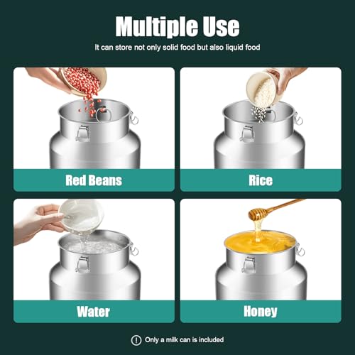 304 Stainless Steel Milk Bucket with Faucet