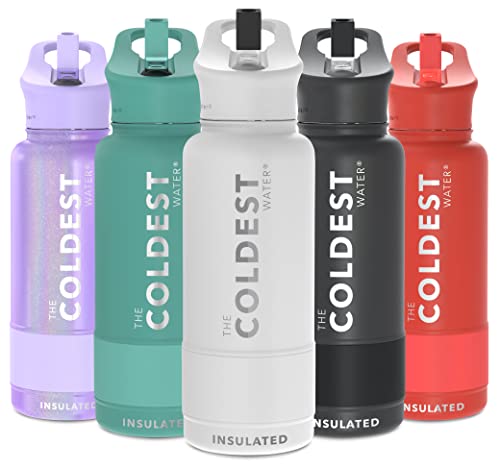 Coldest Insulated Water Bottle with Straw Lid