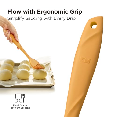 WaltzGrip Platinum Silicone Basting Pastry Brush (2 Count)