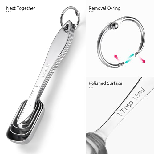 Narrow Square Measuring Spoons