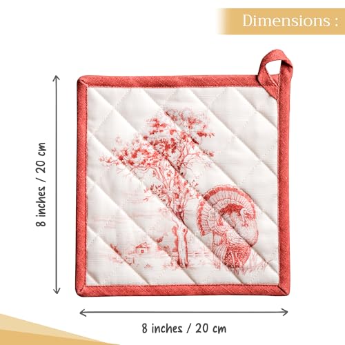 Pot Holders 100% Cotton Potholders (2 Count)