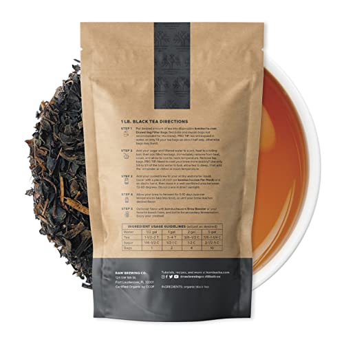 Kombucha.com Certified Organic Loose Leaf Tea (16 Ounce)