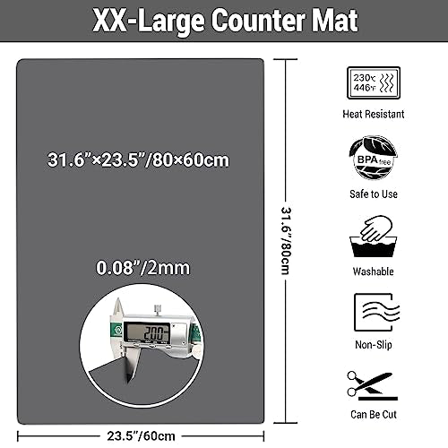 31.6x23.5in Heat Resistant Mats for Countertop