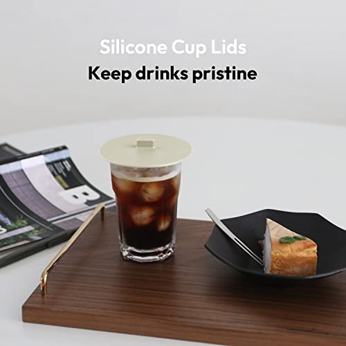 Silicone Cup Covers for Drinks (2 Count)