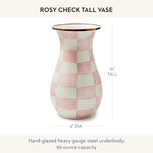 Enamel Tall Vase