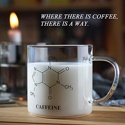 Glass Coffee Mugs (2 Count)