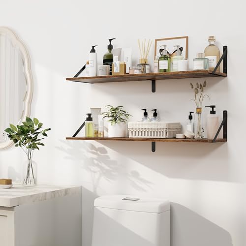 Deep Floating Shelves for Wall