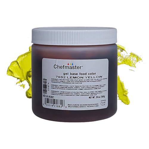 Lemon Yellow Gel Food Coloring (20 Fl Oz)