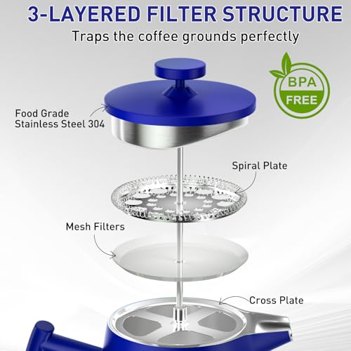 50oz French Press Coffee Maker