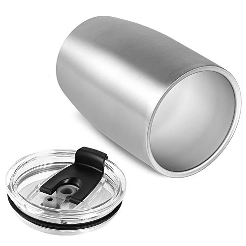 Stainless Steel 12 oz Tumblers bulk Vacuum Insulated Double Wall Travel Tumbler with Lid and Straw Reusable Tumbler (6 Count)