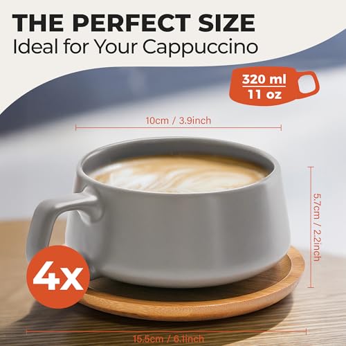 Cappuccino Cup Set of 4