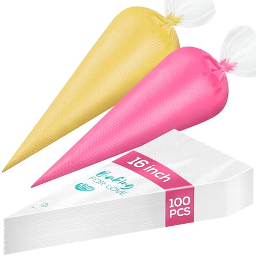 100PCS 16 Inch Disposable Anti Burst Thick Piping Bags