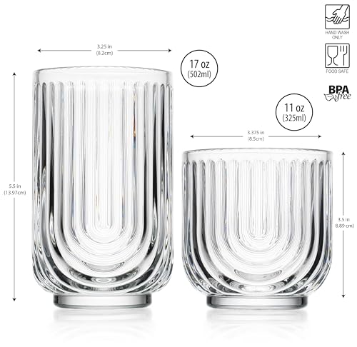 8 Piece Drinking Glass Set (8 Count)