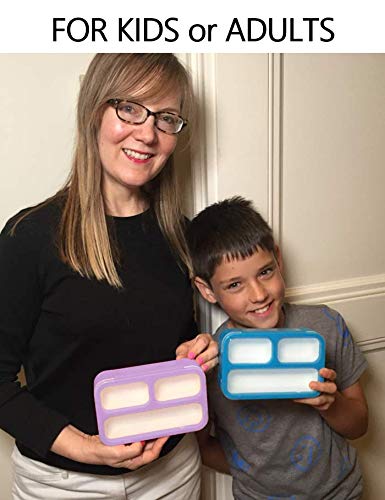Small Snack Box Container for Kids Toddlers Set of 2 (2 Count)