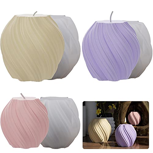 3 Pack Wave Candle Molds