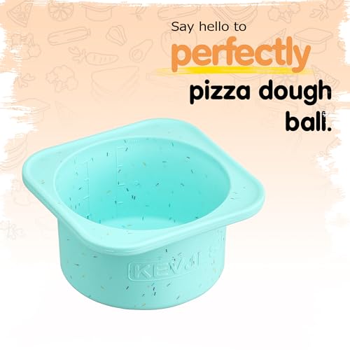 PLUS 1000ml Pizza Dough Proofing Containers for DIY family Artisan Pizza (3 Count)