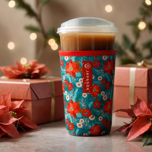 JavaSok Iced Coffee & Cold Soda Insulated Neoprene Cup Sleeve