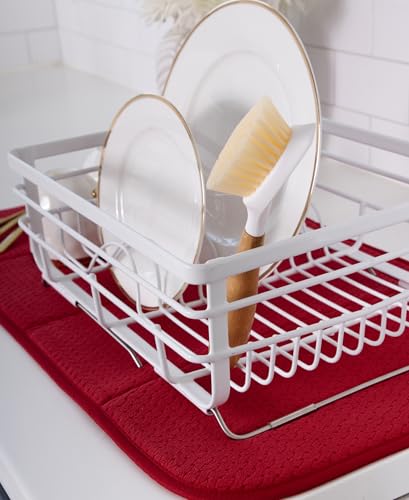 Premium Reversible Dish Drying Mat for Kitchen