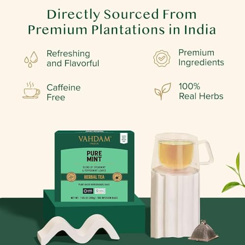 Pure Mint Herbal Tea (100 Count)