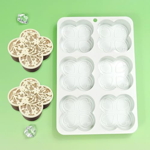 Four Leaf Clover Shape Silicone Mold Cake Mould Cone Mousse Dessert Decorating Tools Kitchen Accessories