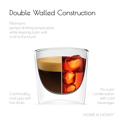 Double Walled Espresso Glasses Set of 2 (2 Count)