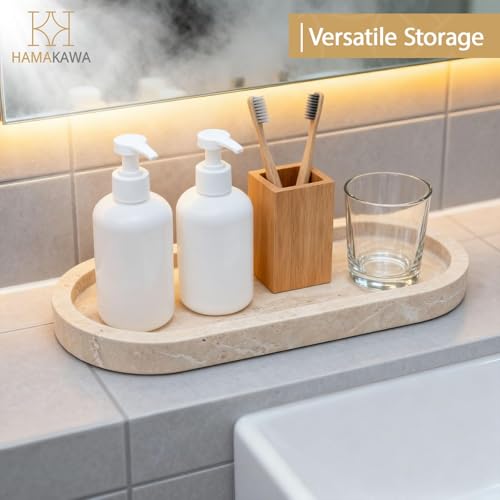 Turkish Natural Marble Vanity Tray