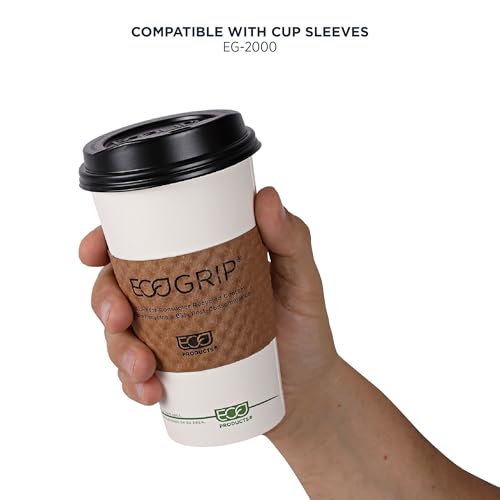 GreenStripe Disposable Paper Hot Cups (50 Count)