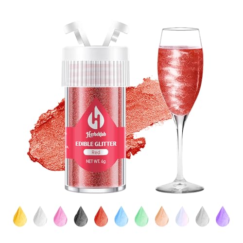 Red Edible Glitter
