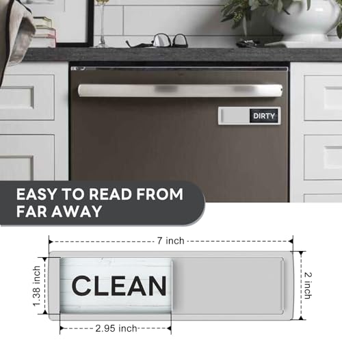 KitchenTour Dishwasher Magnet Clean Dirty Sign