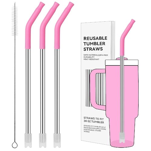 Straight Metal Straws for Stanley 30oz