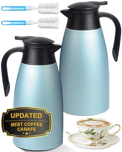 70 OZ Updated Thermal Coffee Carafe for keeping hot (2 Count)