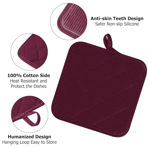 Oven Mitts and Pot Holders Set (4.2 Count)
