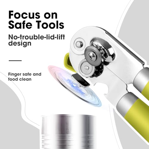 Heavy Duty Hand Can Opener Manual with Magnet
