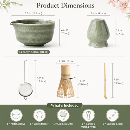 Matcha Set Matcha Bowl with Spout