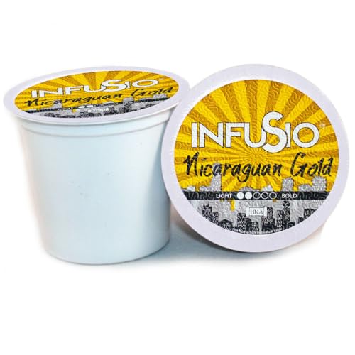 Coffee Pods 96 Count Nicaraguan Gold Medium Light Roast Single serve Coffee pods for Keurig K Cup® Brewers