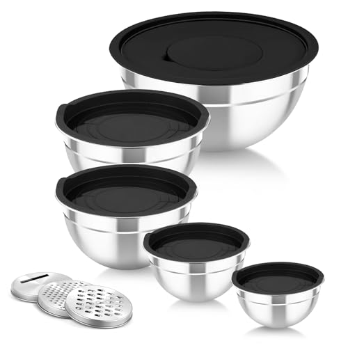 Mixing Bowls with Lids (5 Count)