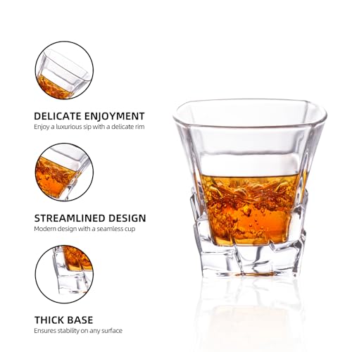 330ml Ice Cube Whiskey Glass